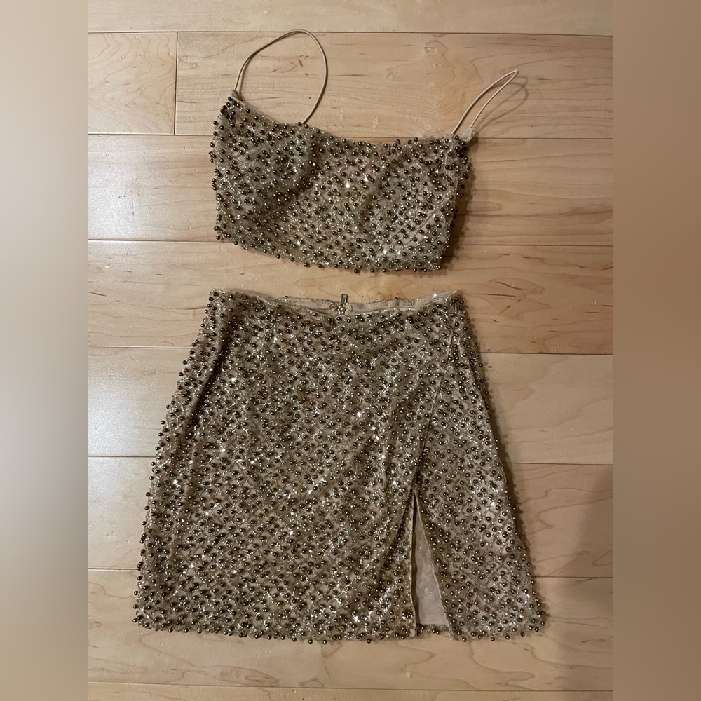 Oh Polly gold sparkly set